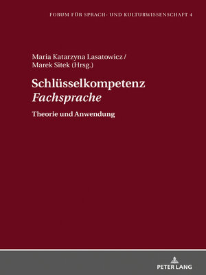 cover image of Schlüsselkompetenz «Fachsprache»